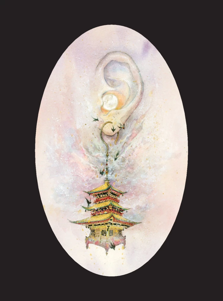 Bone Bird and Night Flowers. Illustrations by Eno